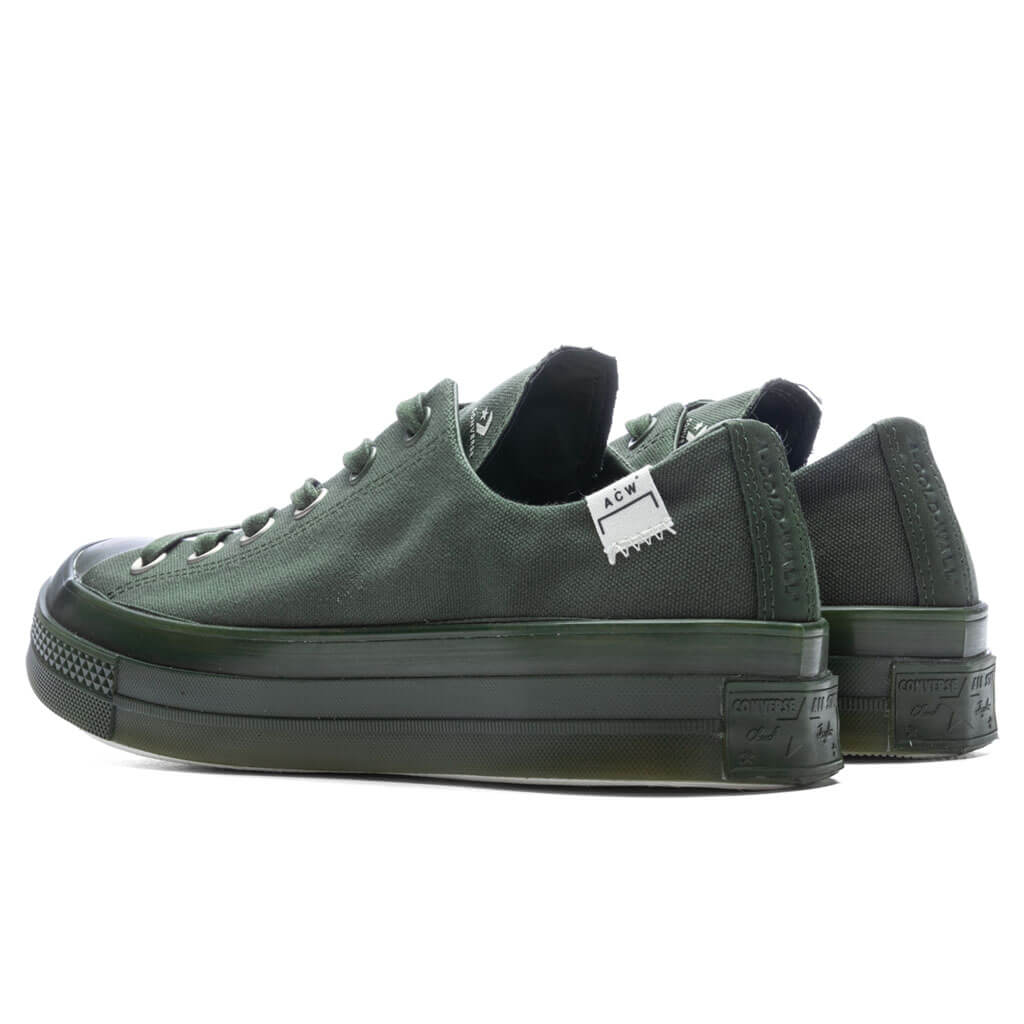 Converse x A-Cold-Wall Chuck 70 OX - Rifle Green/Silver Birch - Image 3
