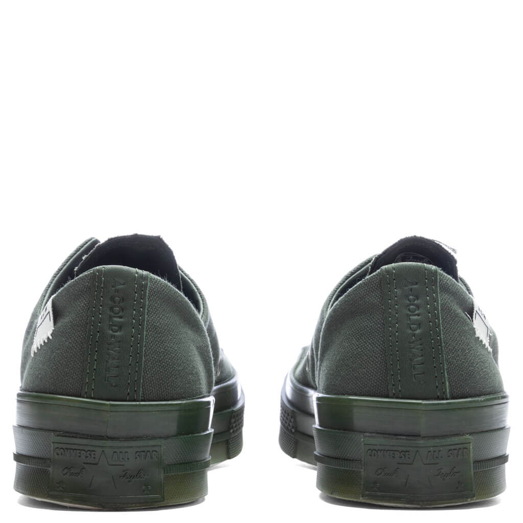 Converse x A-Cold-Wall Chuck 70 OX - Rifle Green/Silver Birch - Image 4
