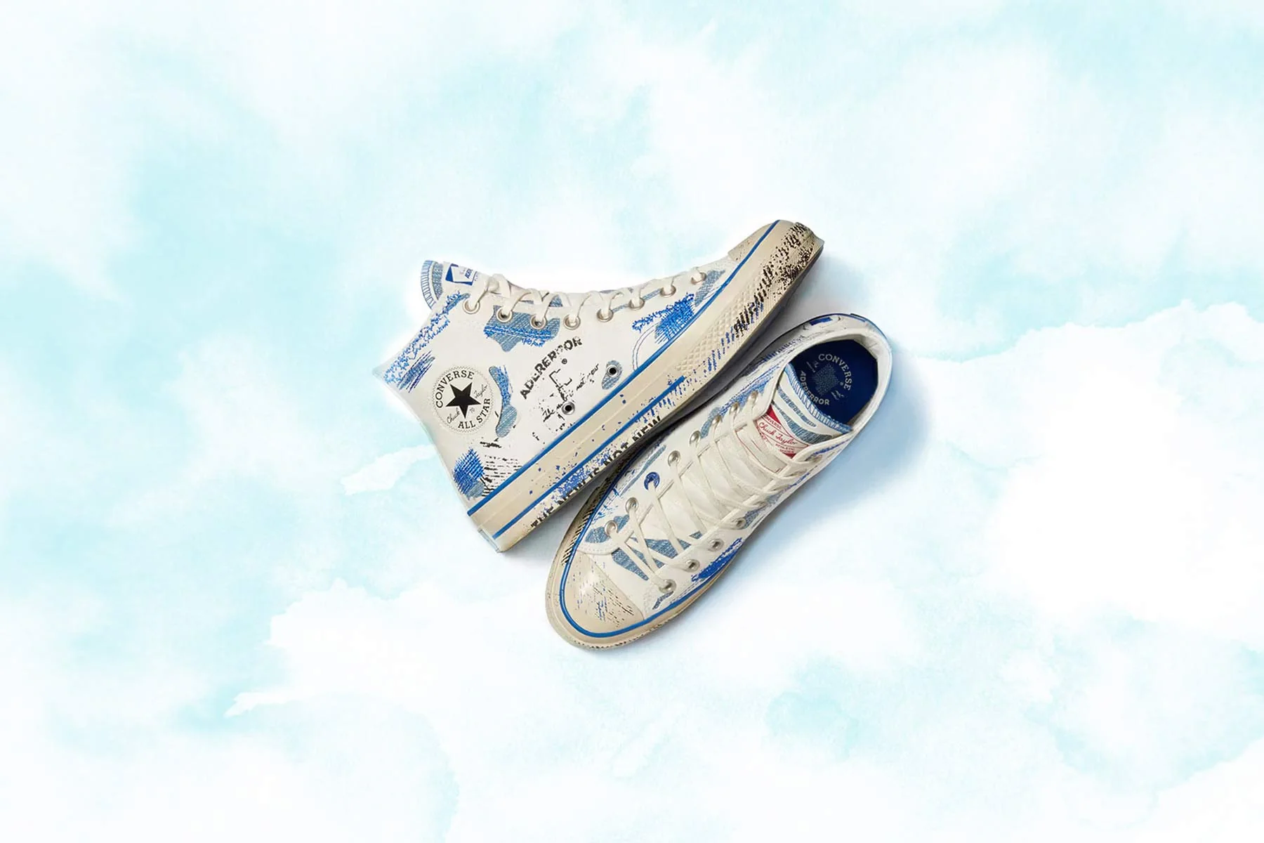 Converse x Ader Error Chuck 70 Hi - White/Blue/Imperial Blue - Image 5