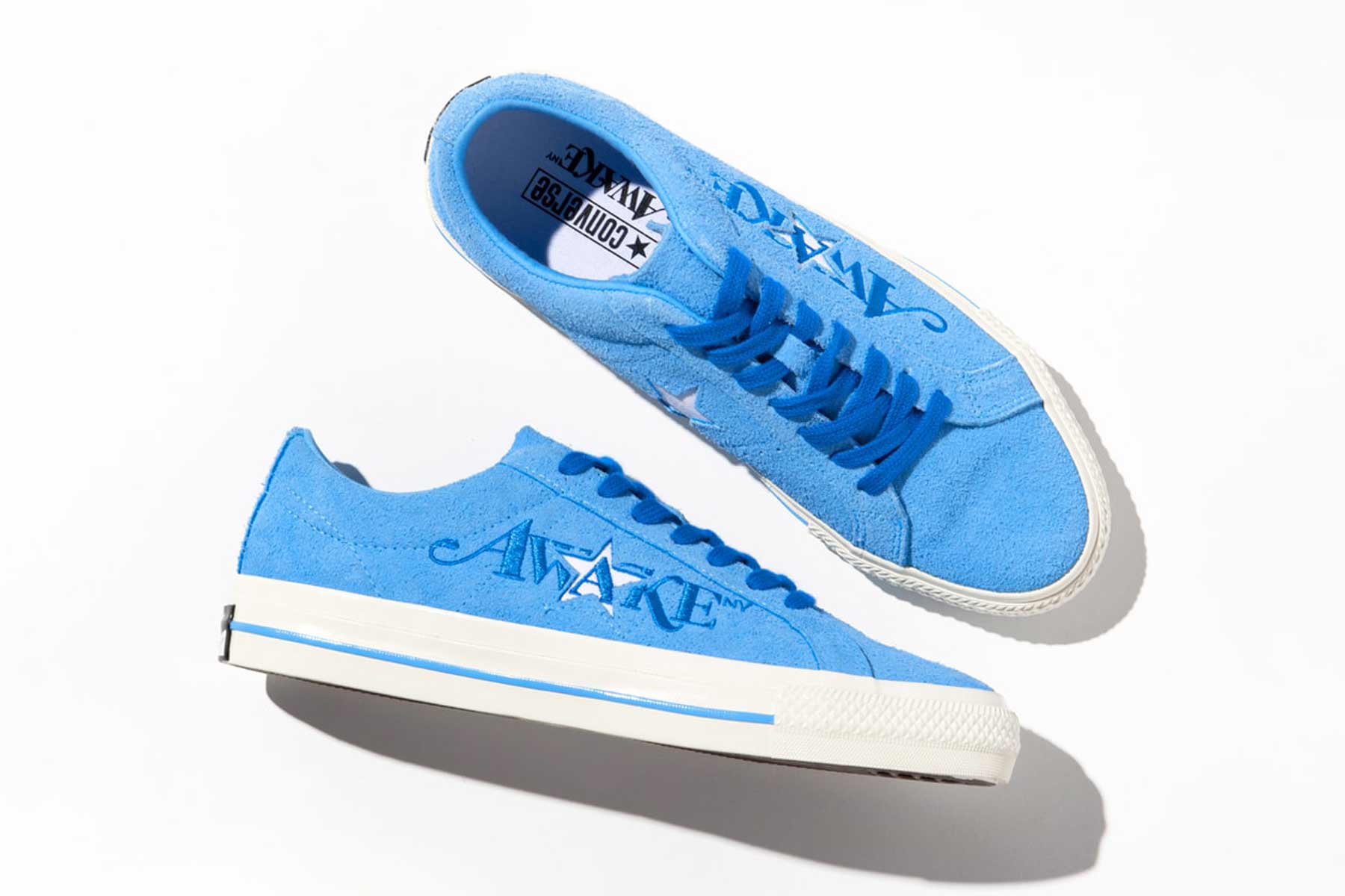 Converse x Awake One Star Pro Ox - Blue/White/Egret - Image 2