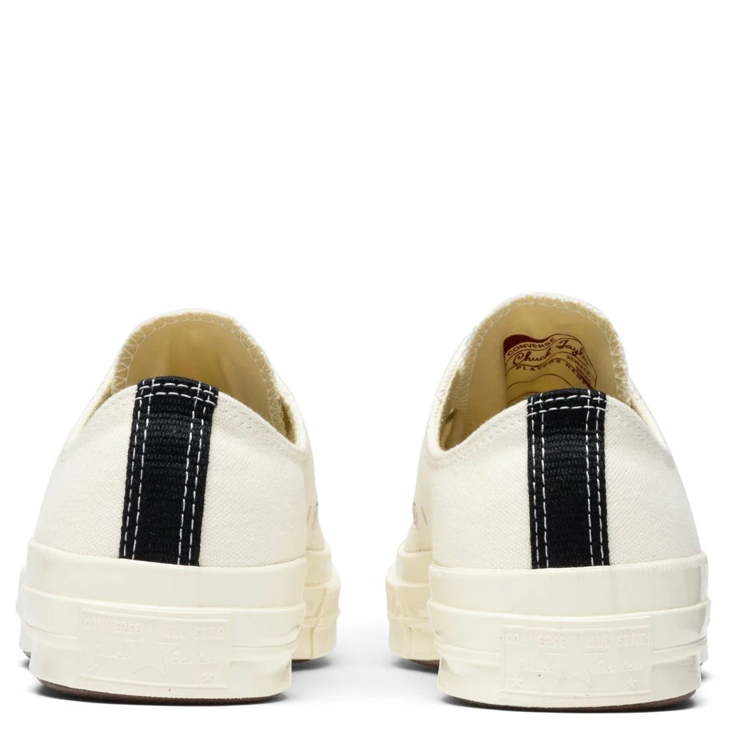 Converse x Comme Des Garcons PLAY All Star Chuck '70 Ox - White - Image 4
