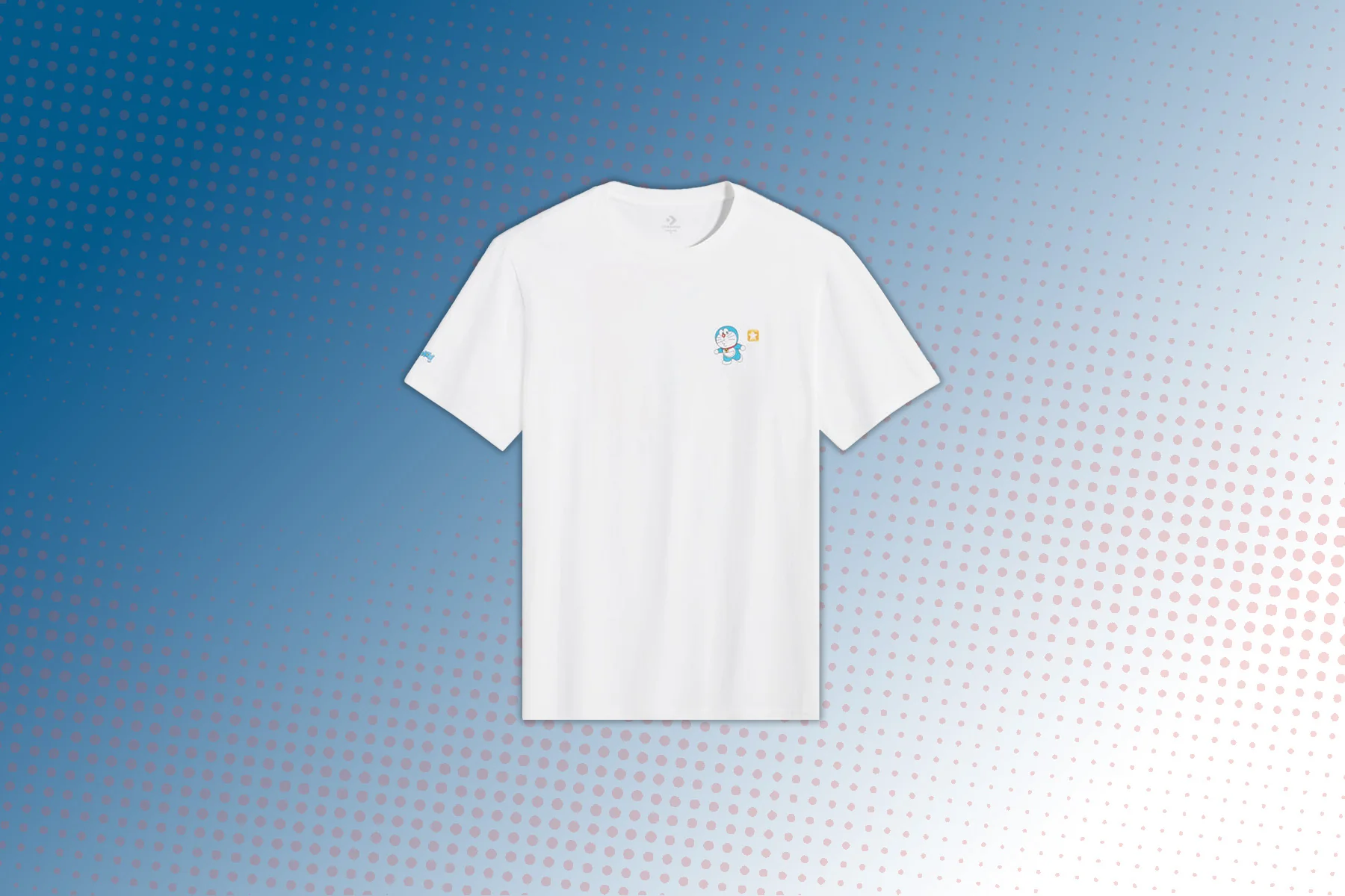 Converse x Doraemon Graphic Tee - White - Image 6