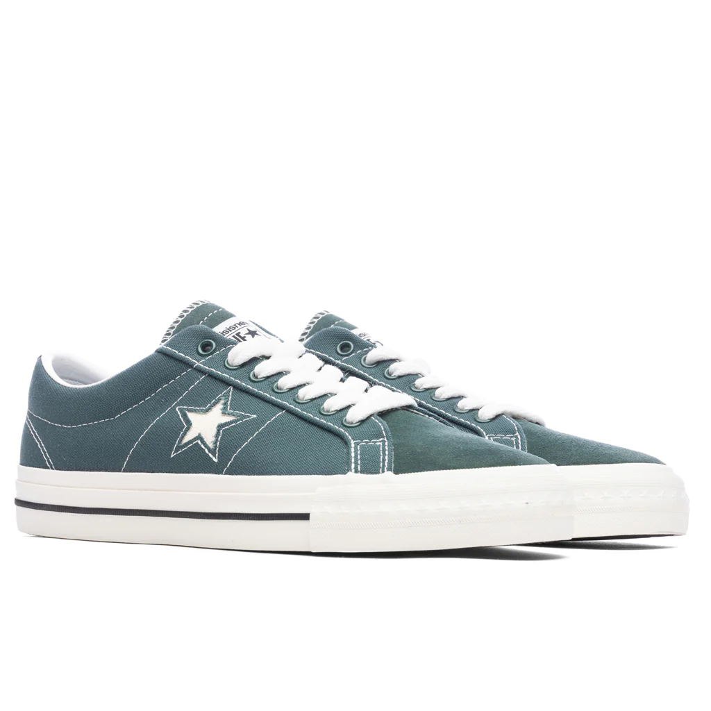 Converse x This is Never That One Star Pro Ox - Trekking Green/Black/White - Image 2