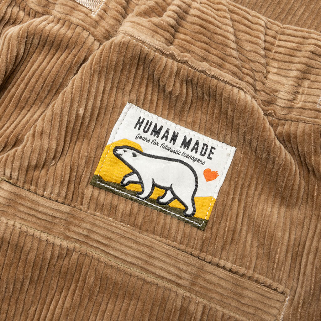 Corduroy Easy Pants - Beige - Image 4