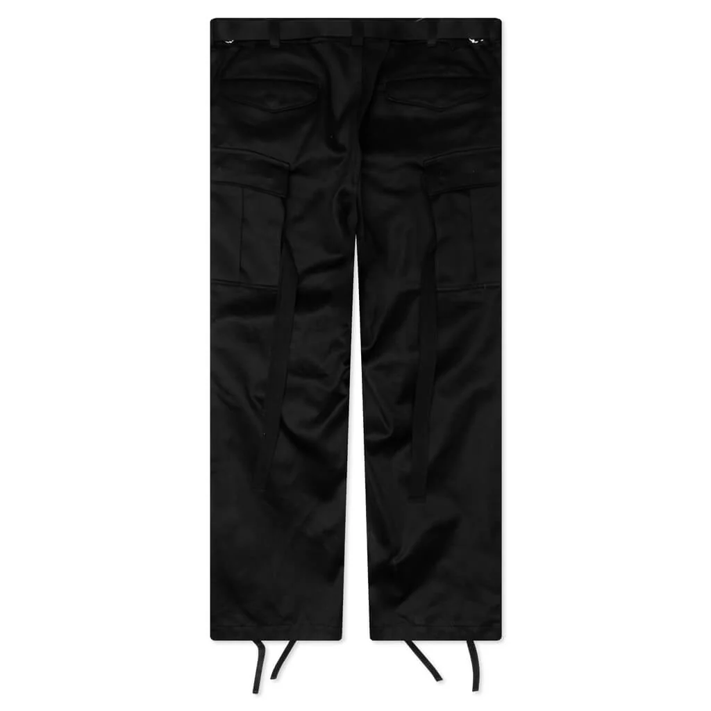 Cotton Chino Pants - Black - Image 2