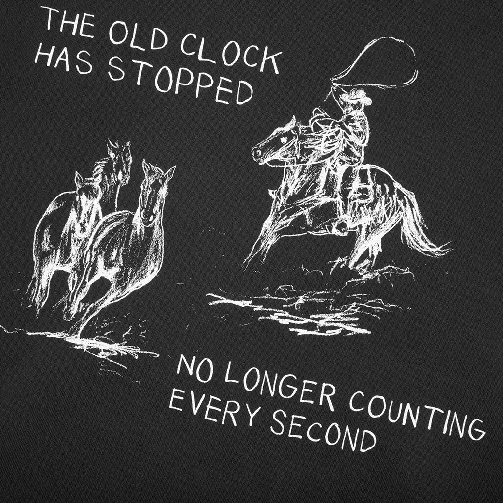 Counting Every Second Hoodie - Black - Image 4