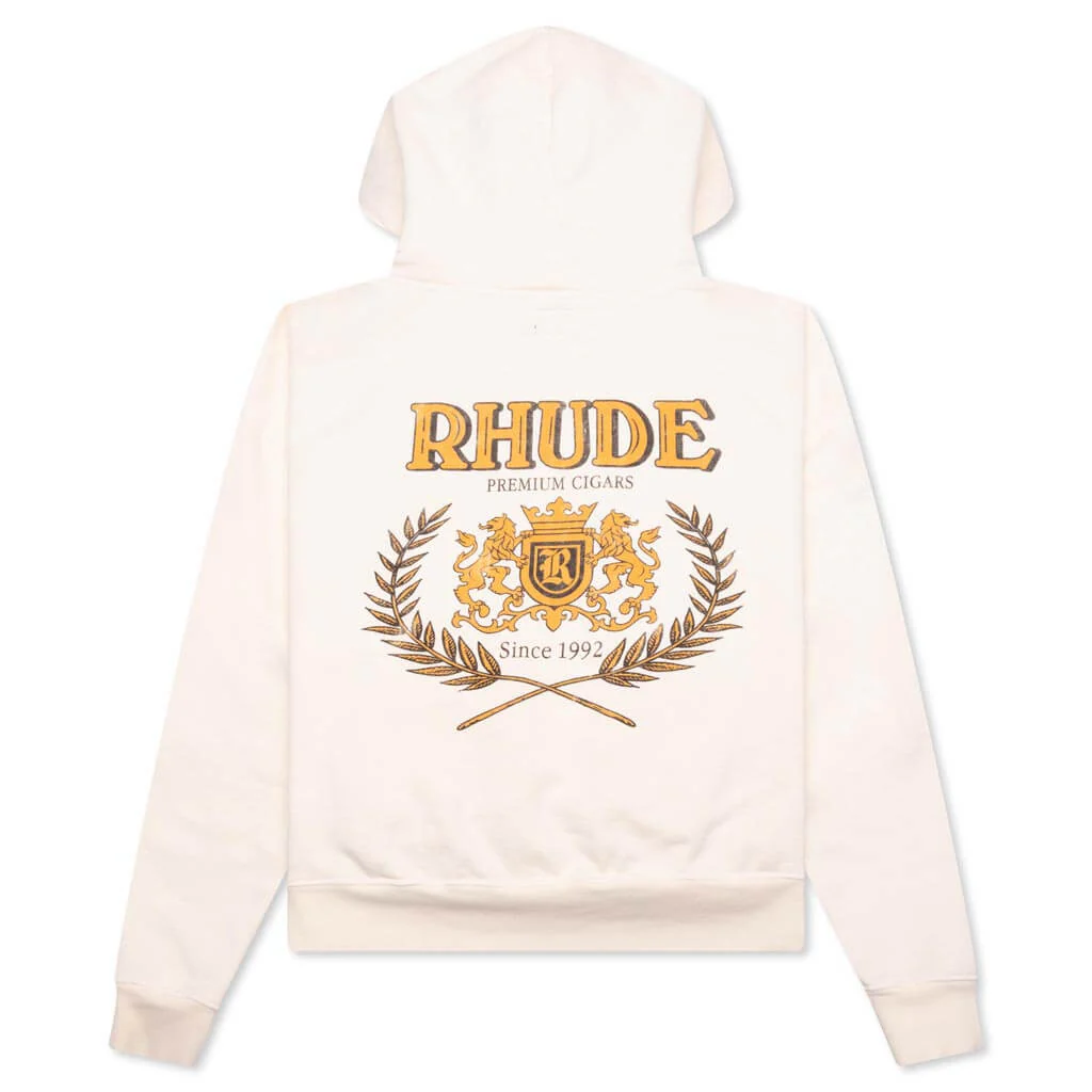 Cresta Cigar Hoodie - Vintage White - Image 2