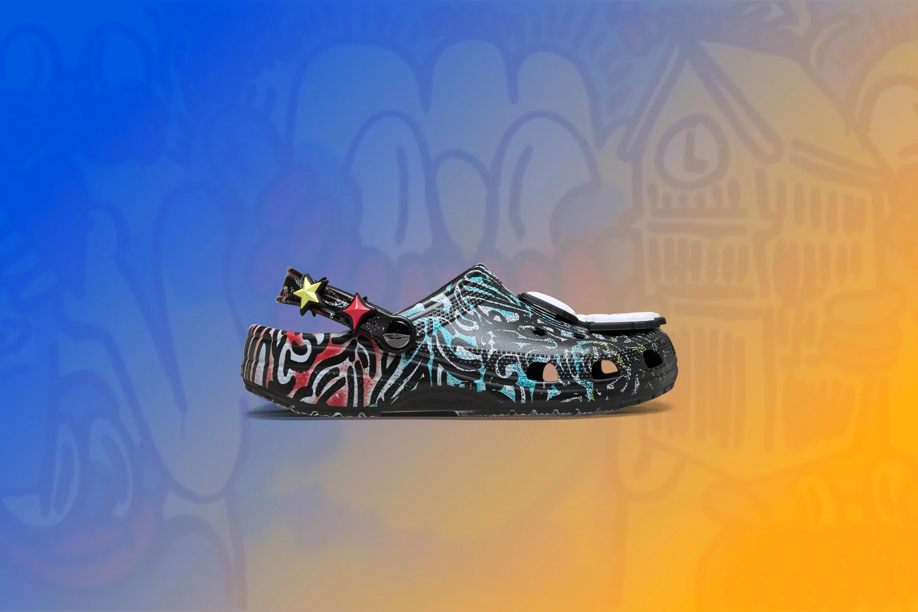 Crocs x Slawn Classic Clog - Black - Image 2