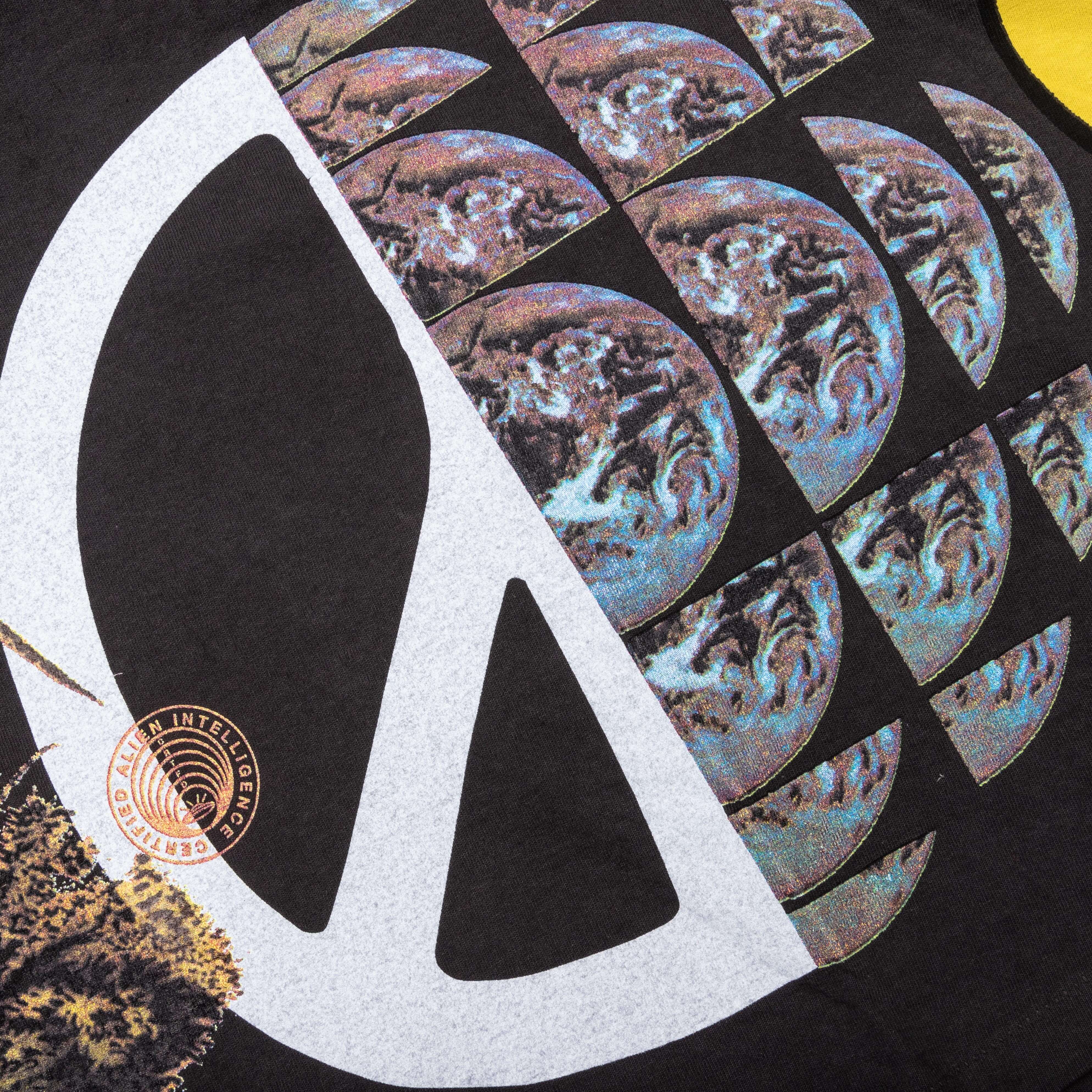 Allover Print Mash up Tee - Vintage Black - Image 6