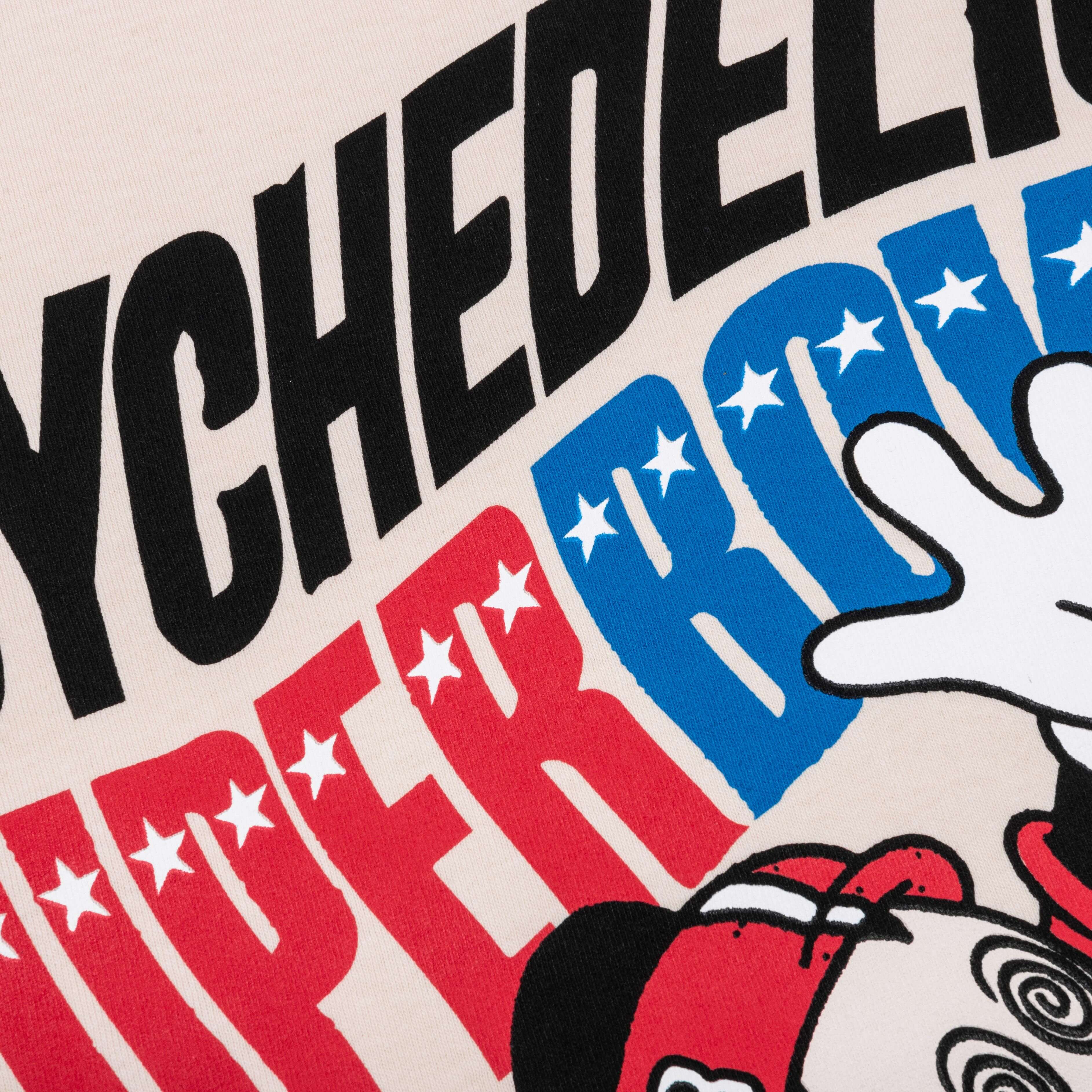 Feature x CRTFD Psychedelic Super Bowl T-Shirt - Natural - Image 3