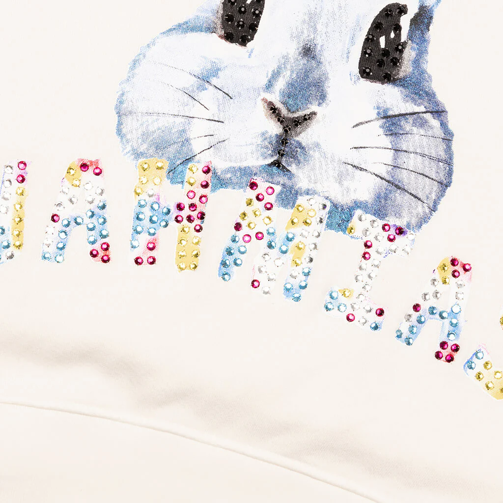 Crystal Bunny Crewneck - Vintage White - Image 4