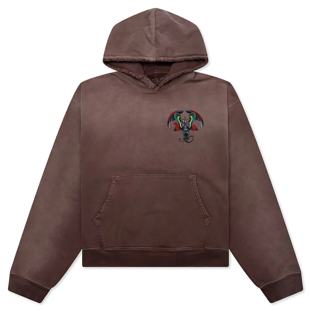 Cadu 2 Boxy Hoodie - Vintage Brown