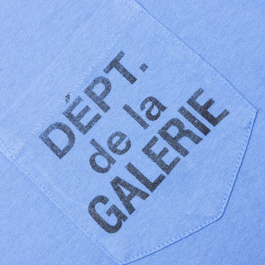 Dept De La Galerie L/S Tee - Blue - Image 3