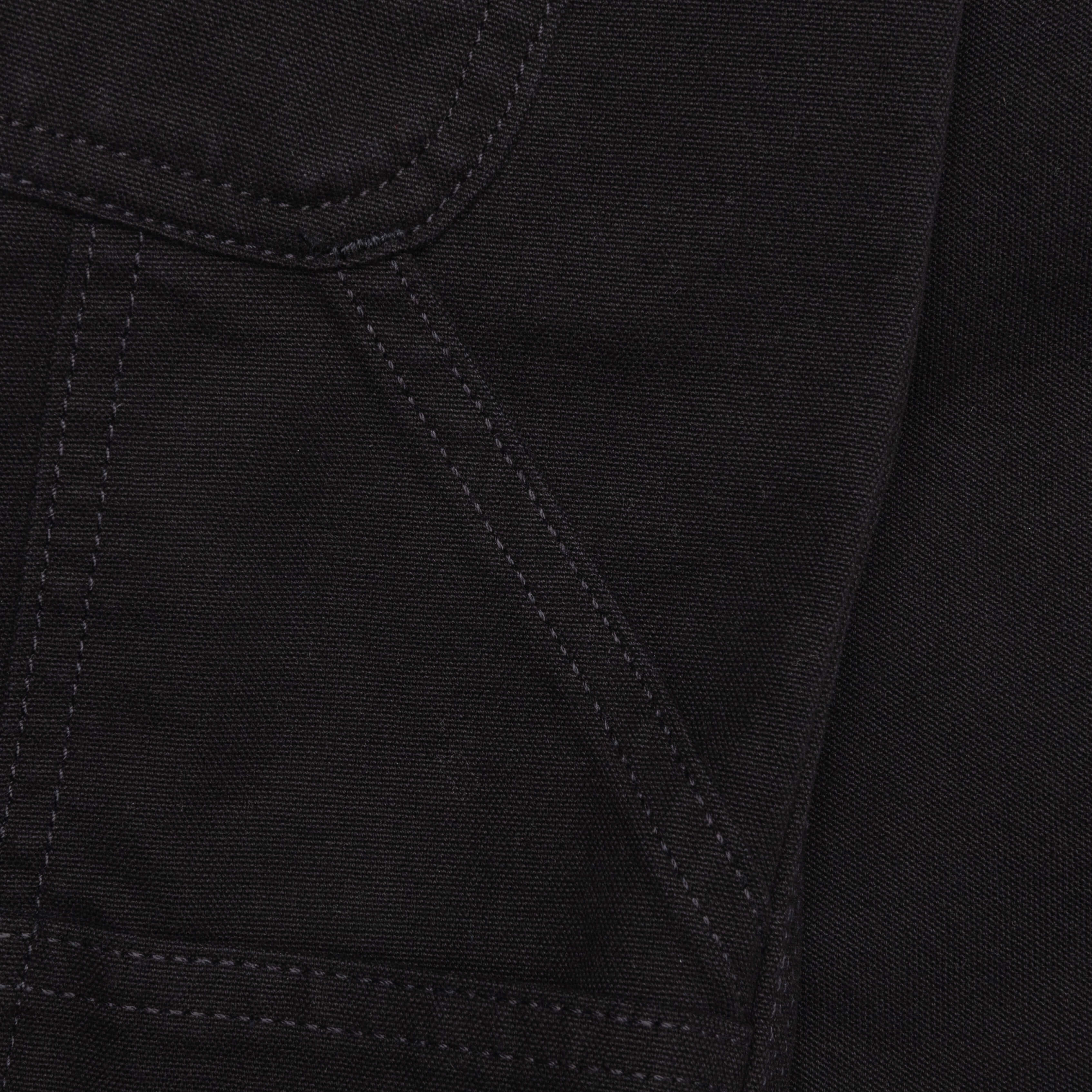 Double Knee Short - Black Rinsed - Image 4