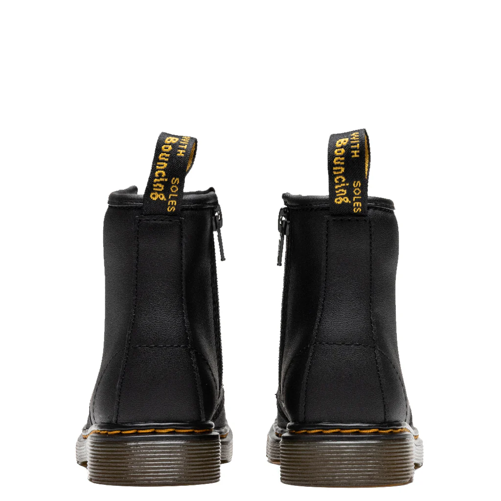 Junior 1460 Softy T Leather Boots - Black - Image 4