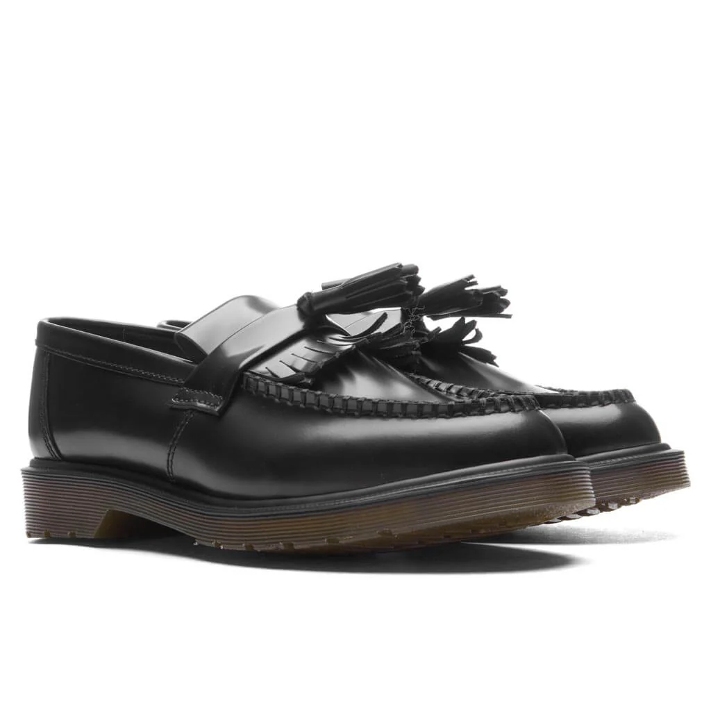 Adrian Smooth Leather Tassel Loafer - Black - Image 2