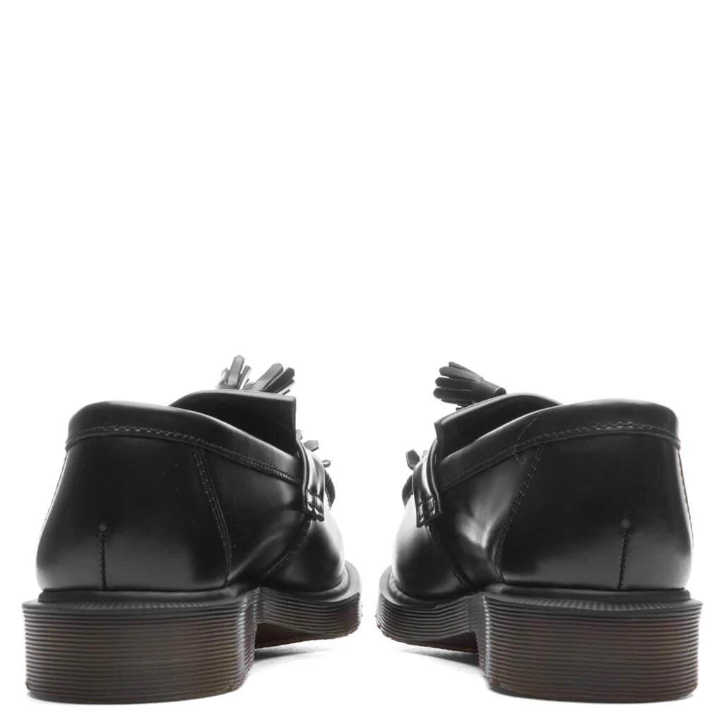 Adrian Smooth Leather Tassel Loafer - Black - Image 4