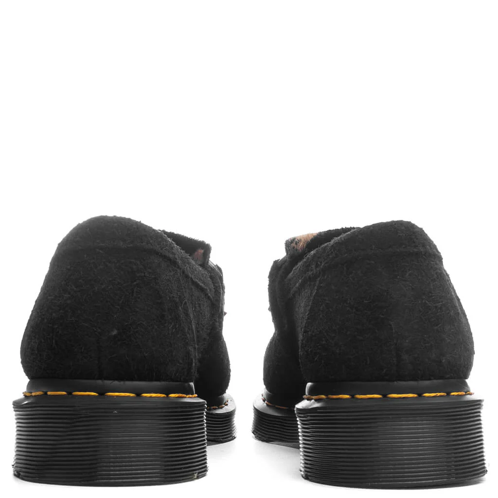 Adrian Snaffle - Black Napped Suede/Beige Contrast Hair On - Image 4