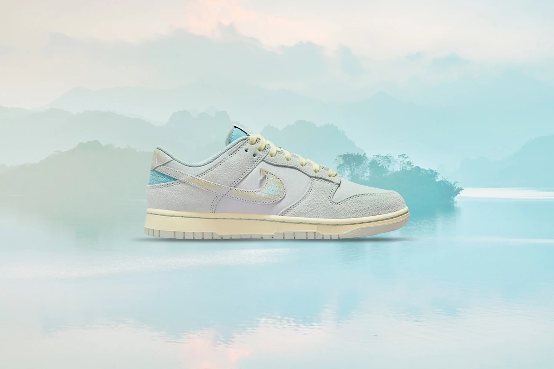 Dunk Low Retro SE Gone Fishing - Photon Dust/Light Silver/Alabaster - Image 2