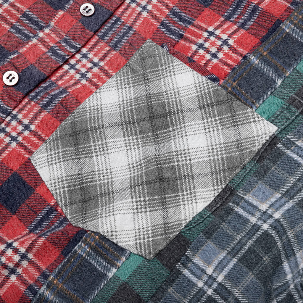 Flannel Shirt 7 Cuts Reflection Shirt - Assorted - Image 4
