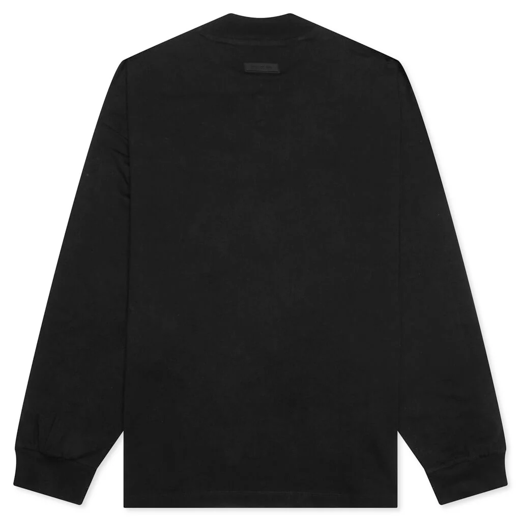 L/S Tee - Jet Black - Image 2