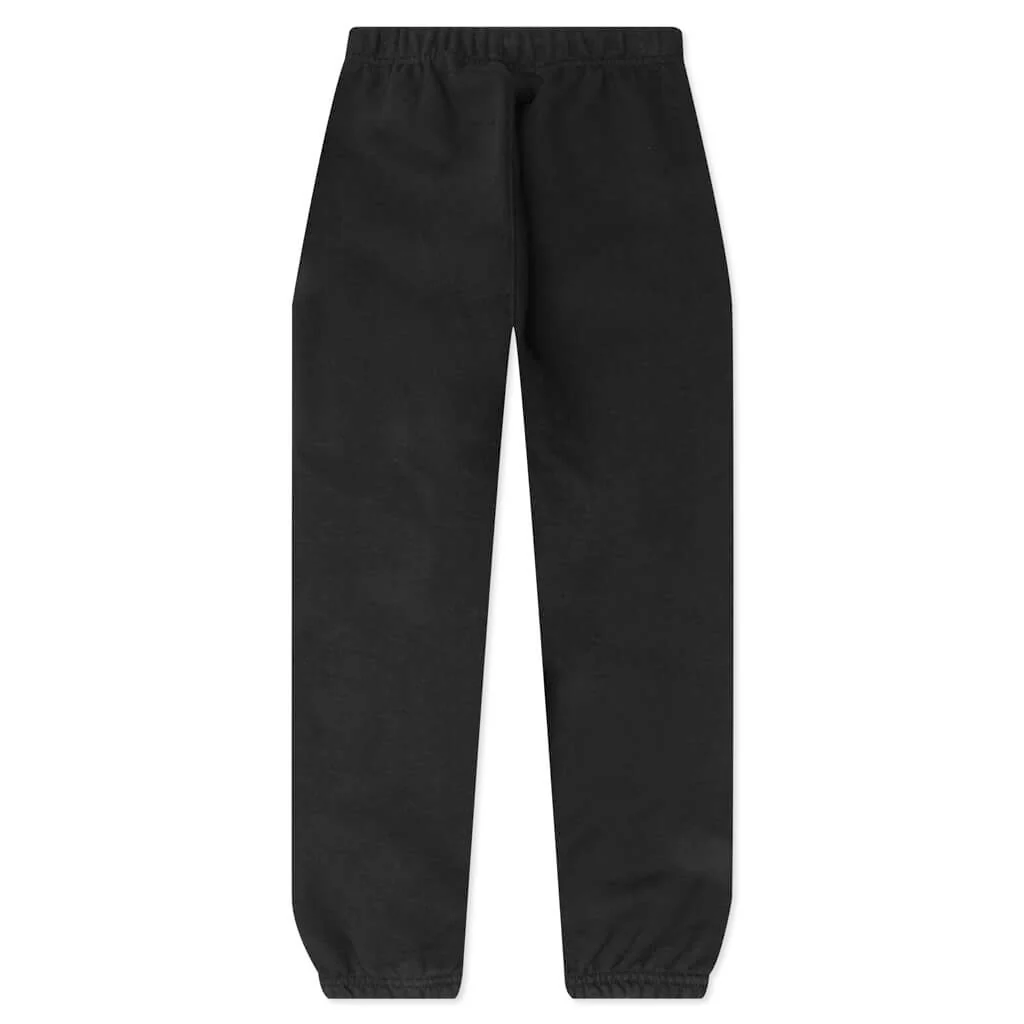 Kid's Sweatpants - Jet Black - Image 2