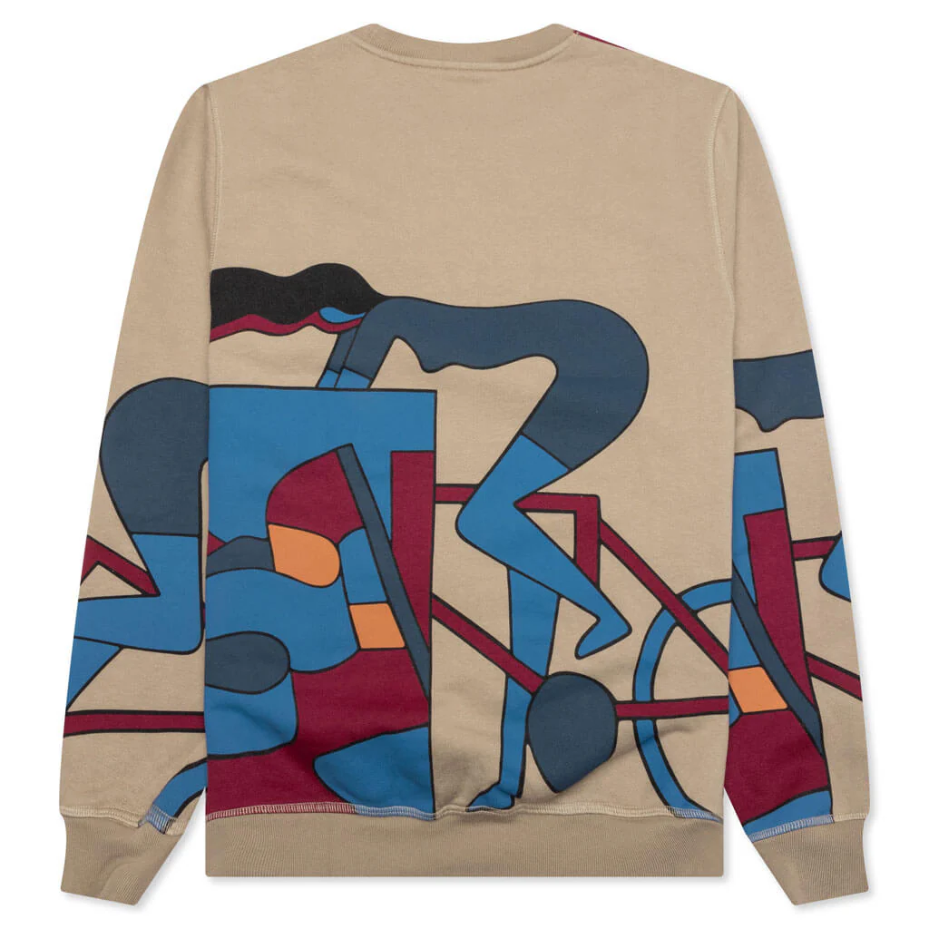 Etappe 17 Crew Neck Sweatshirt - Mushroom - Image 2