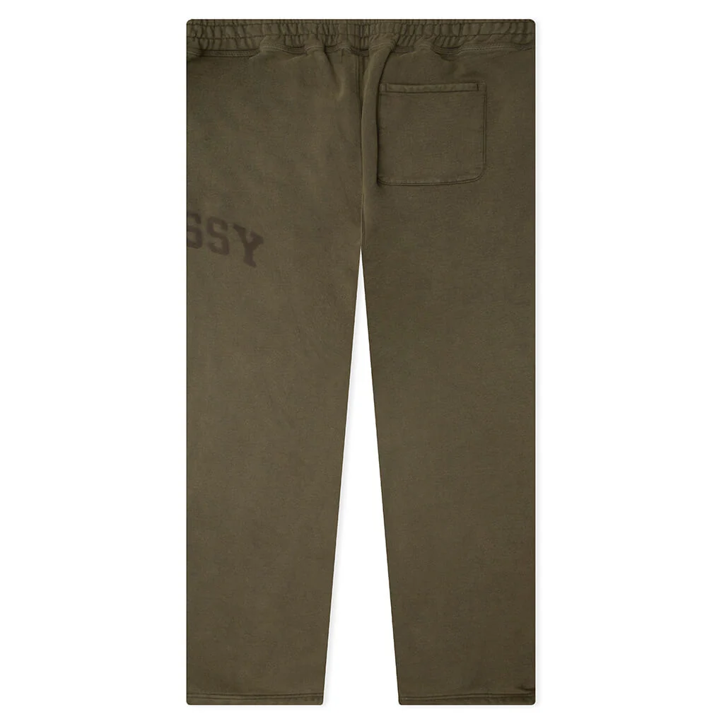 Faded Graphic Fleece Pant - Olive - Image 2