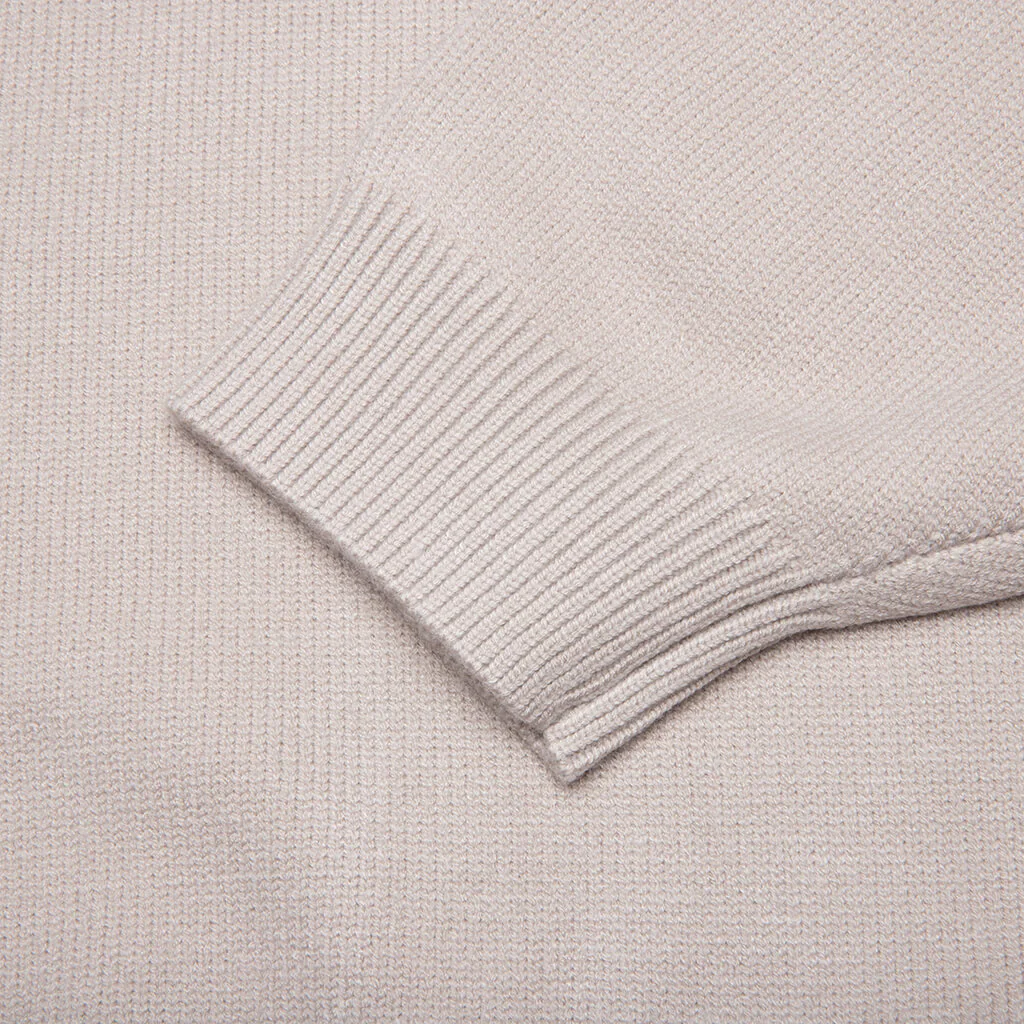 Essentials Knit Polo - Silver Cloud - Image 3