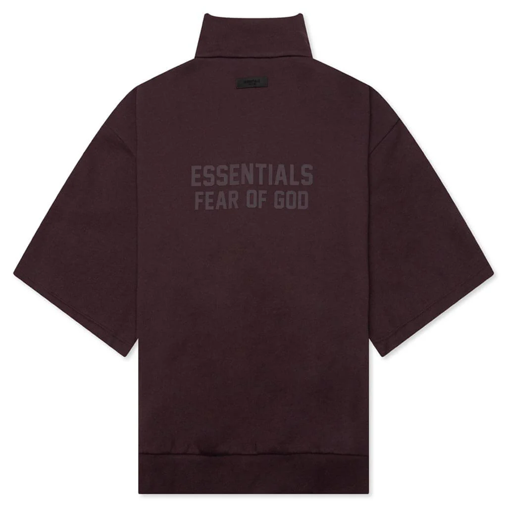 3/4 Half Zip - Plum - Image 2