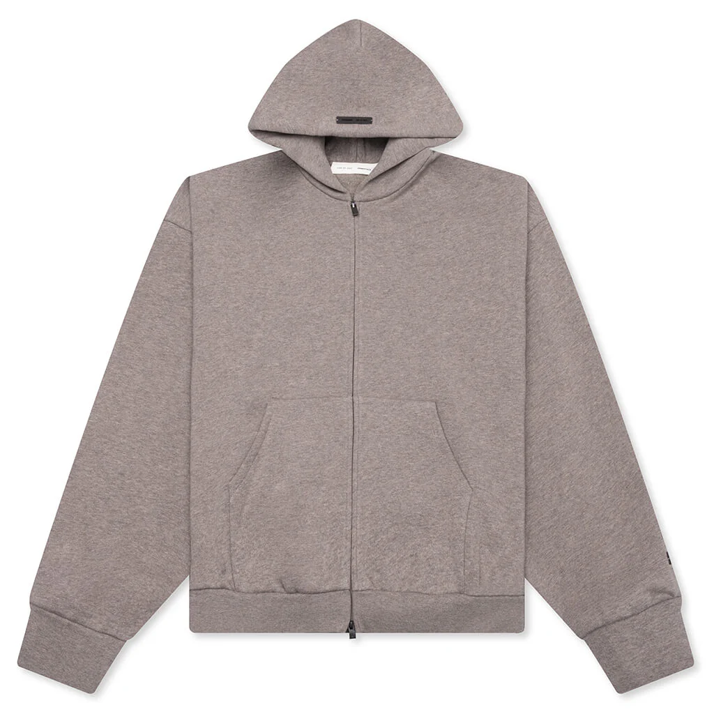 Classic Fleece Zip-Up Hoodie - Homestead Heather
