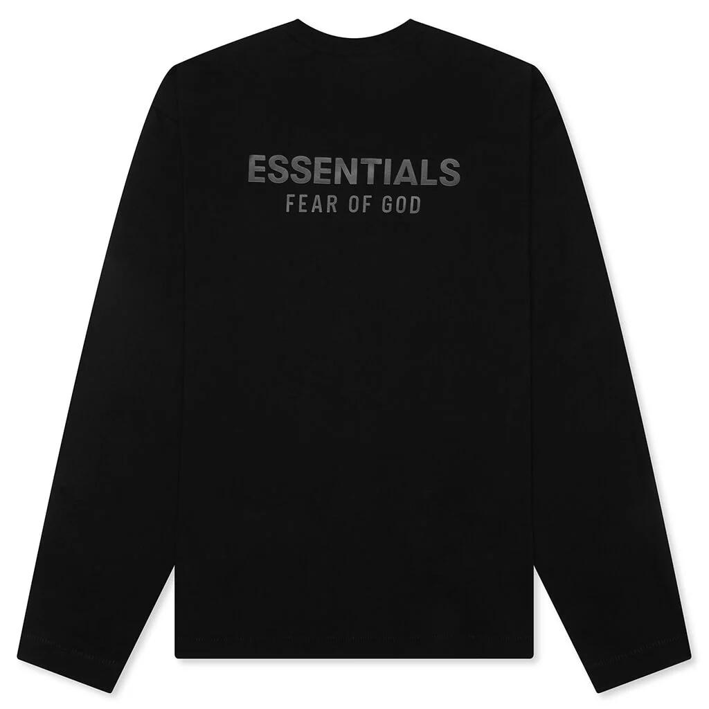Classic L/S T-Shirt - Jet Black - Image 2
