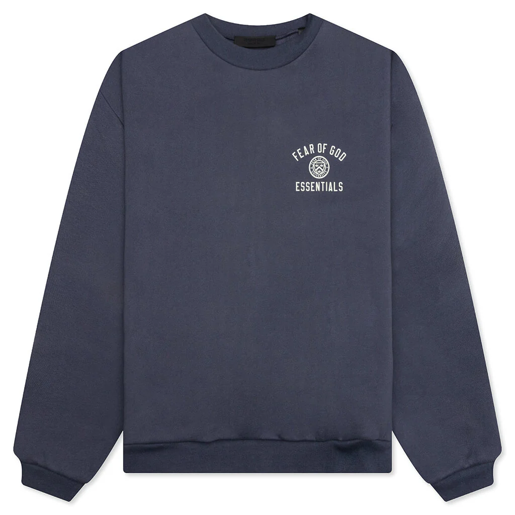 Fleece Crewneck - Marine