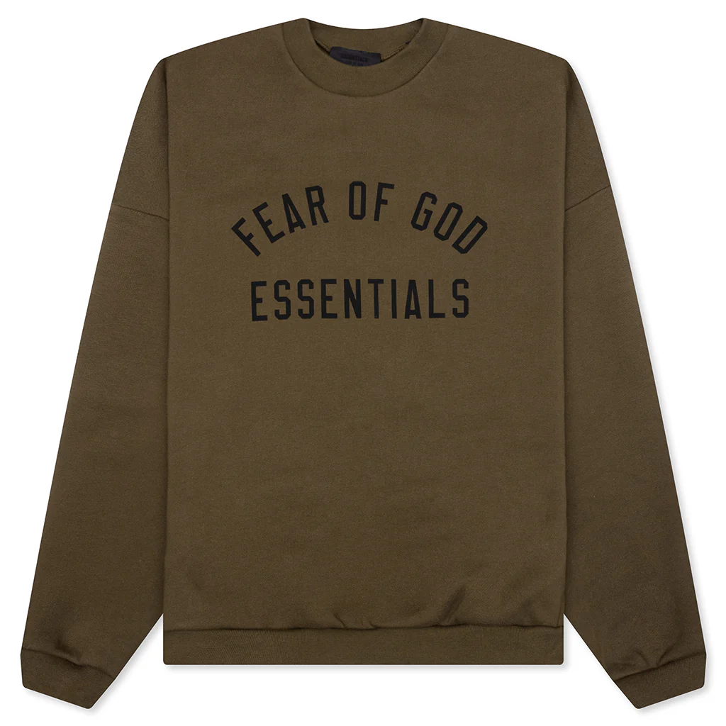Fleece Crewneck - Olive