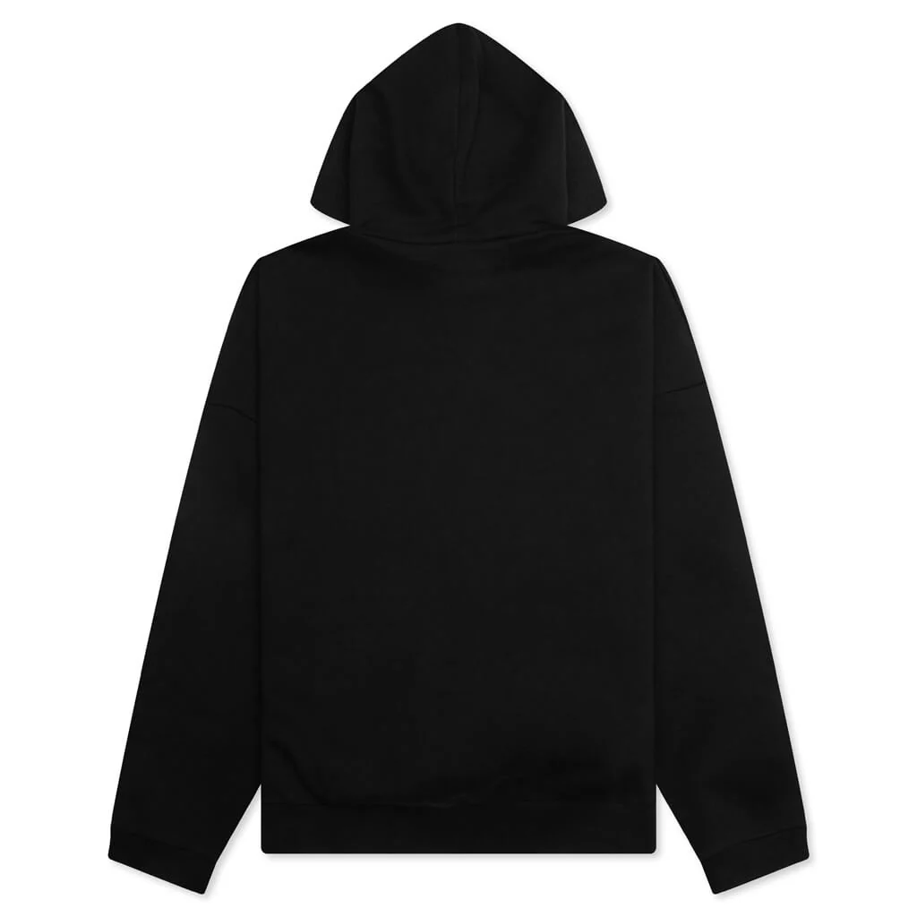 Fleece Hoodie - Black - Image 2