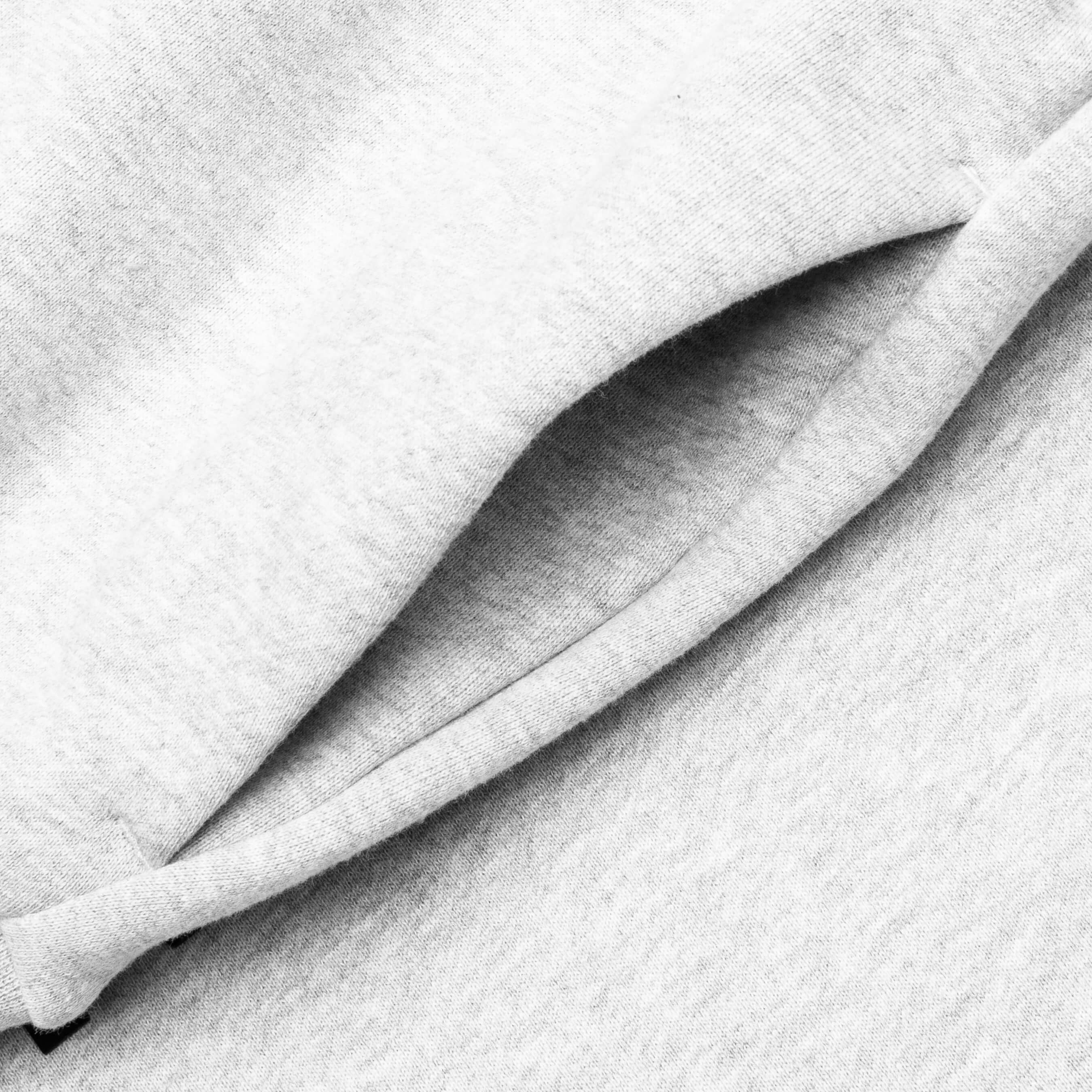Fleece Hoodie - Light Heather Gray - Image 5
