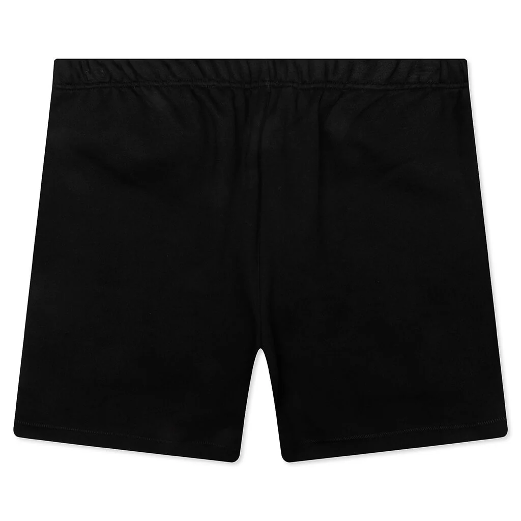 Fleece Soccer Short - Black - Image 2