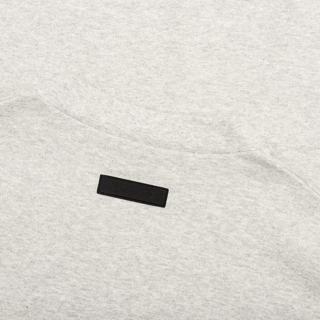 Football Tee - Light Heather Grey - Image 5