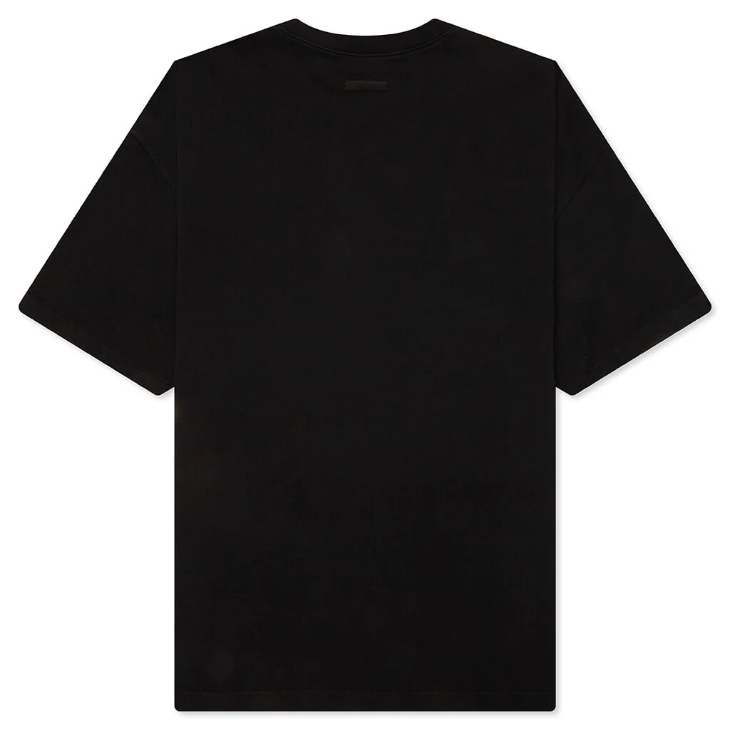 Heavy Crewneck Tee - Black - Image 2