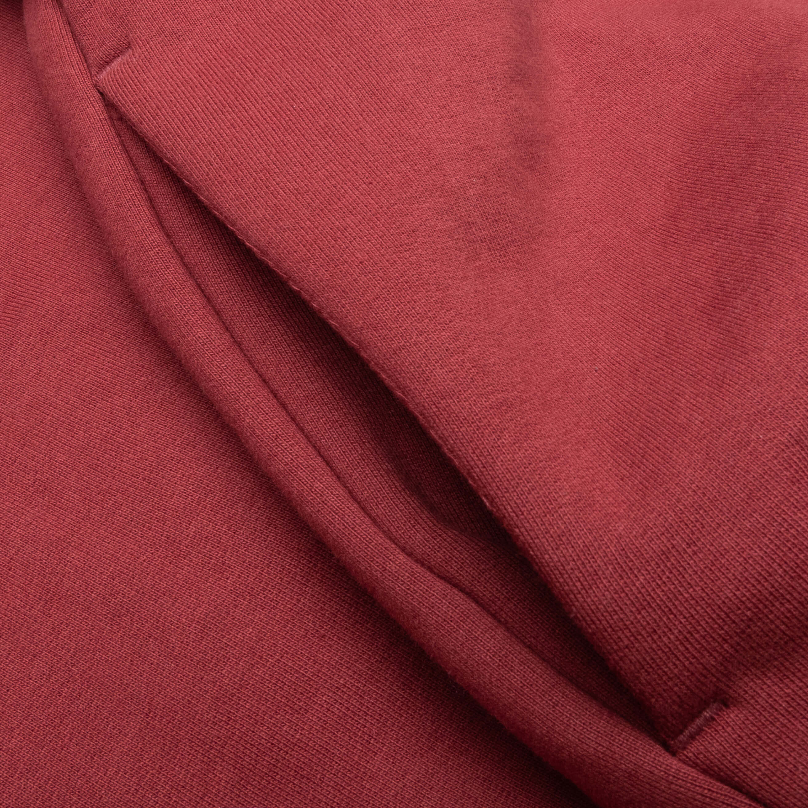 Heavy Fleece Crewneck - Crimson - Image 4