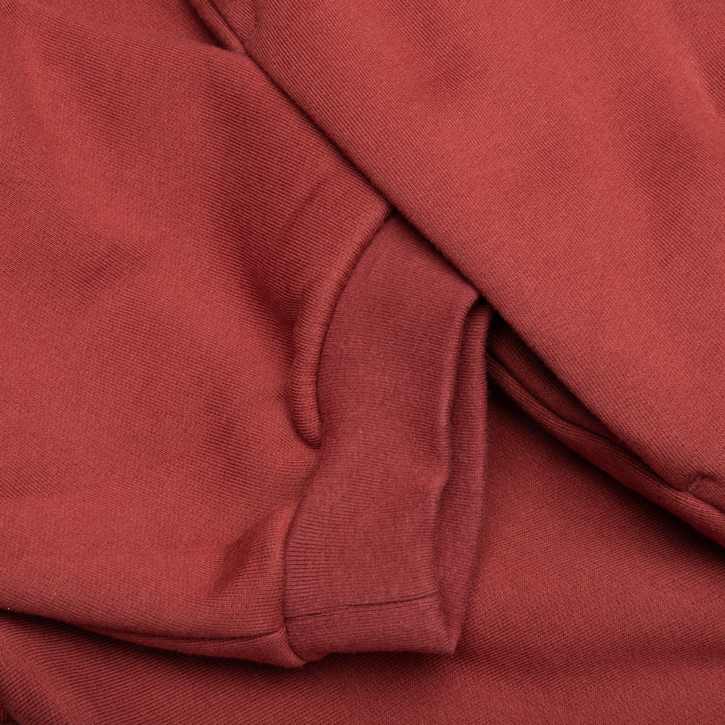 Heavy Fleece Fullzip Hoodie - Crimson - Image 3