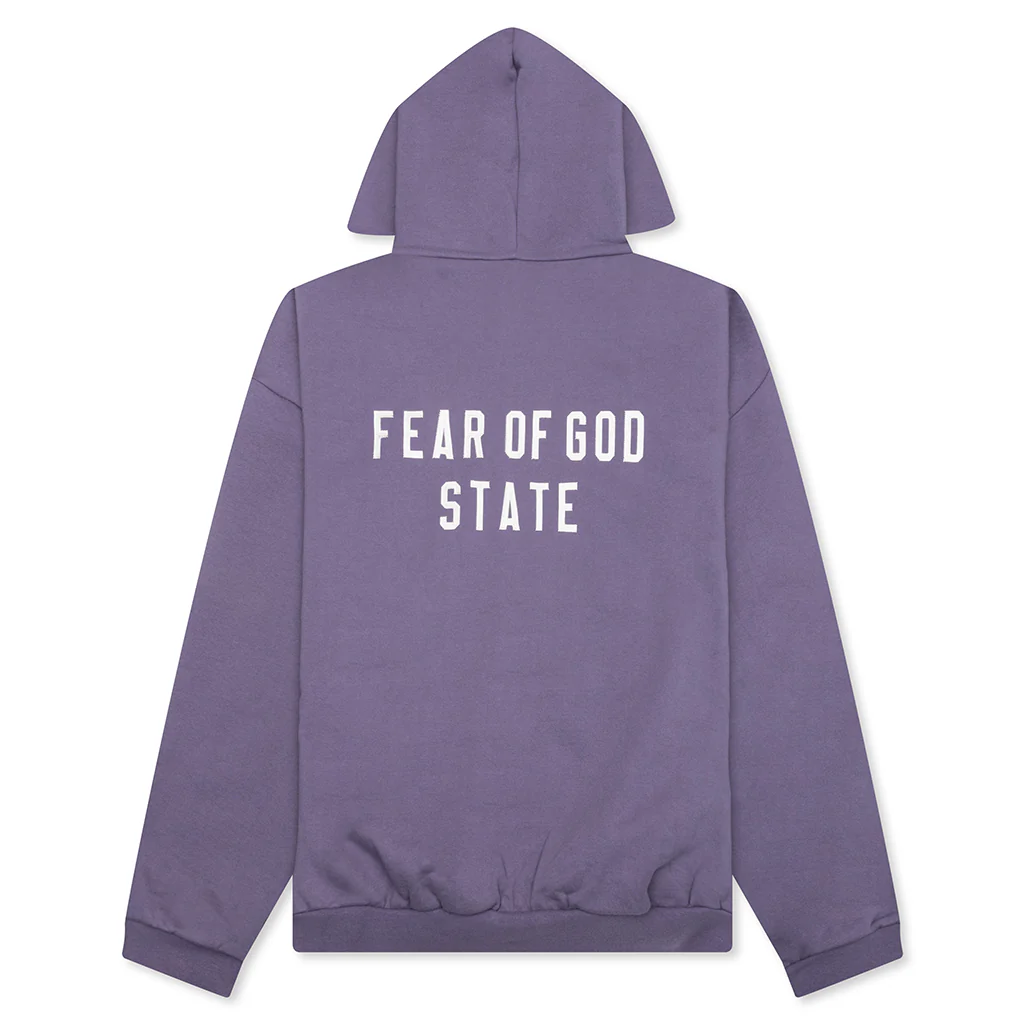 Heavy Fleece Fullzip Hoodie - Lavender - Image 2