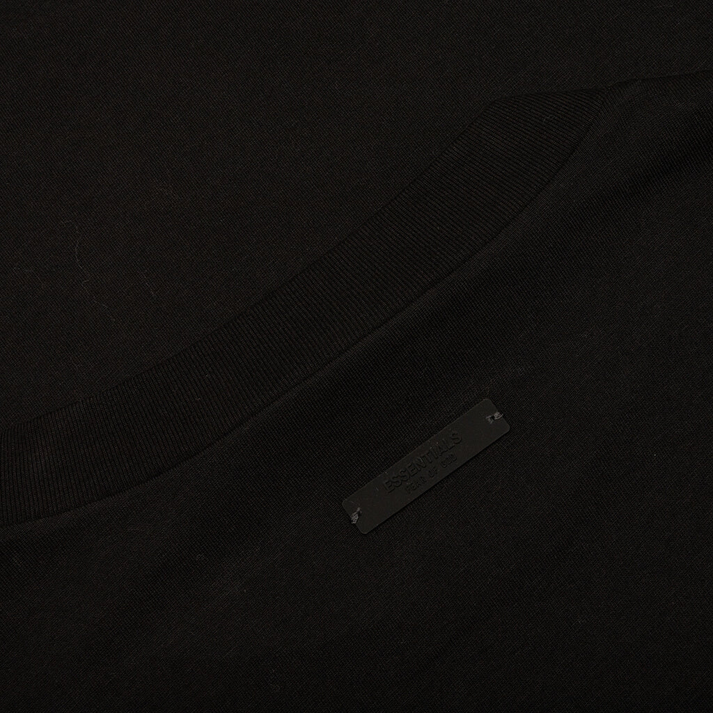 Jersey Long Sleeve Tee - Black - Image 4