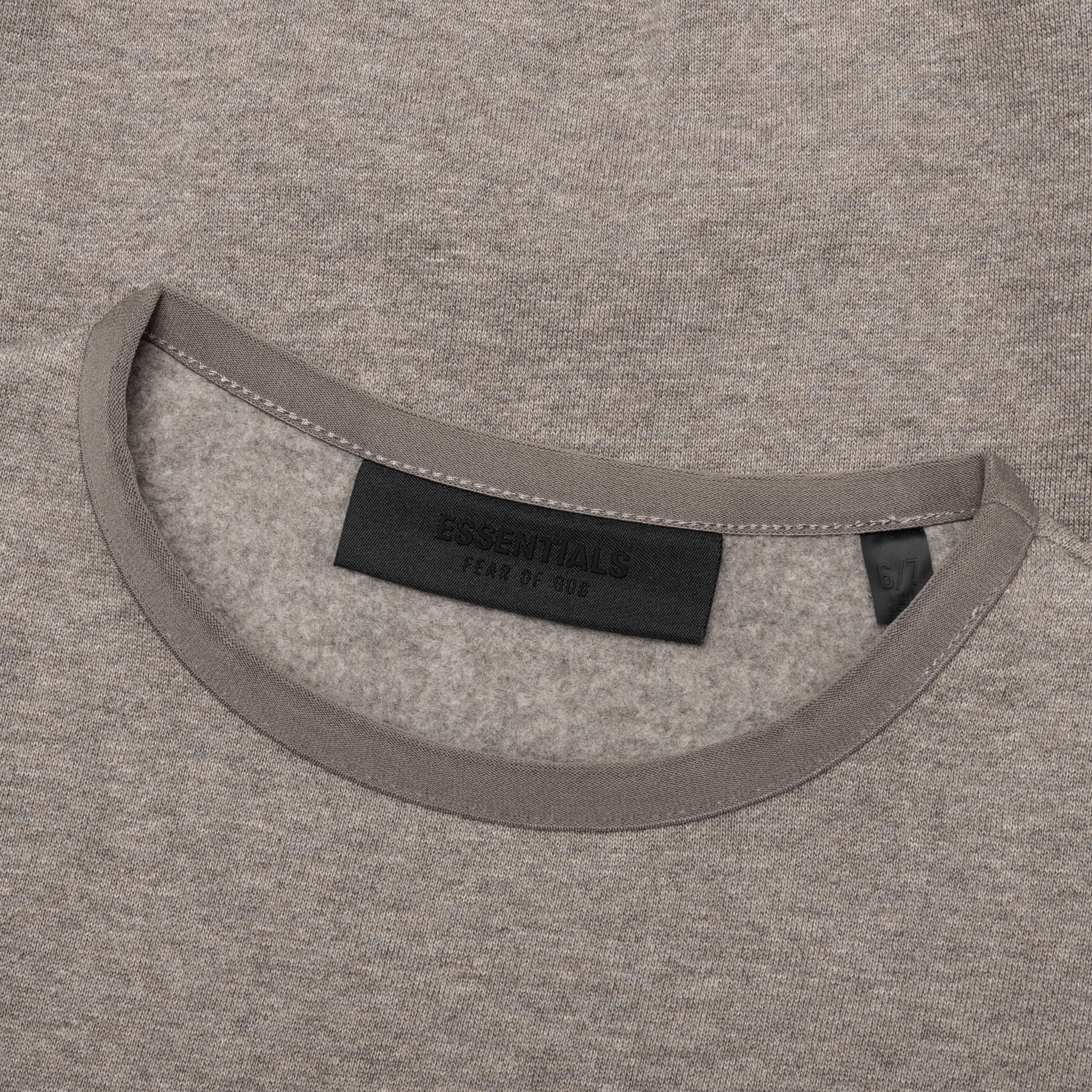 Essentials Kid's Crewneck - Heather Grey - Image 3