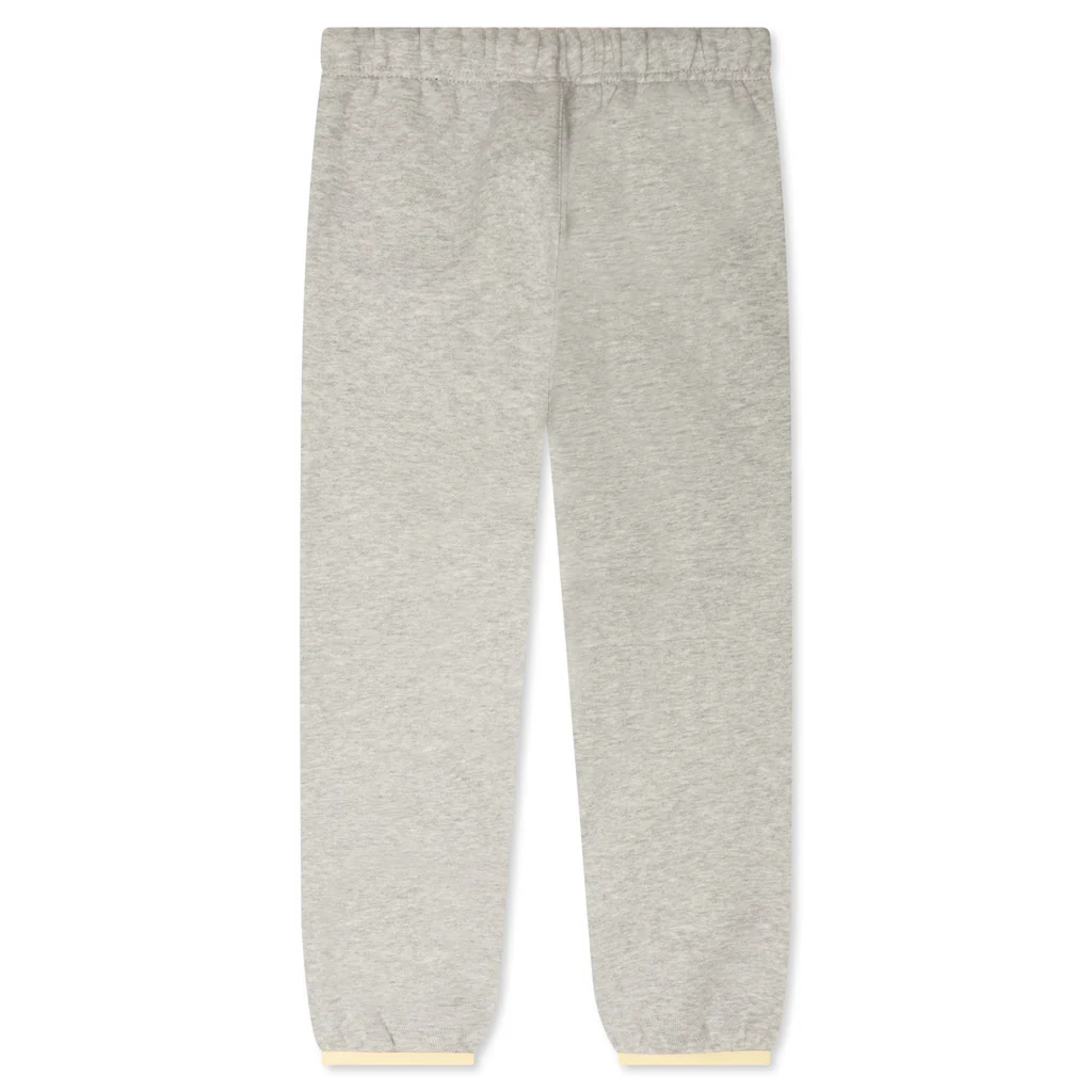 Kid's Essentials Sweatpants - Light Heather Grey - Image 2
