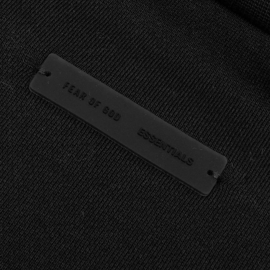 Kid's 90's Fit Fleece Crewneck - Jet Black - Image 4