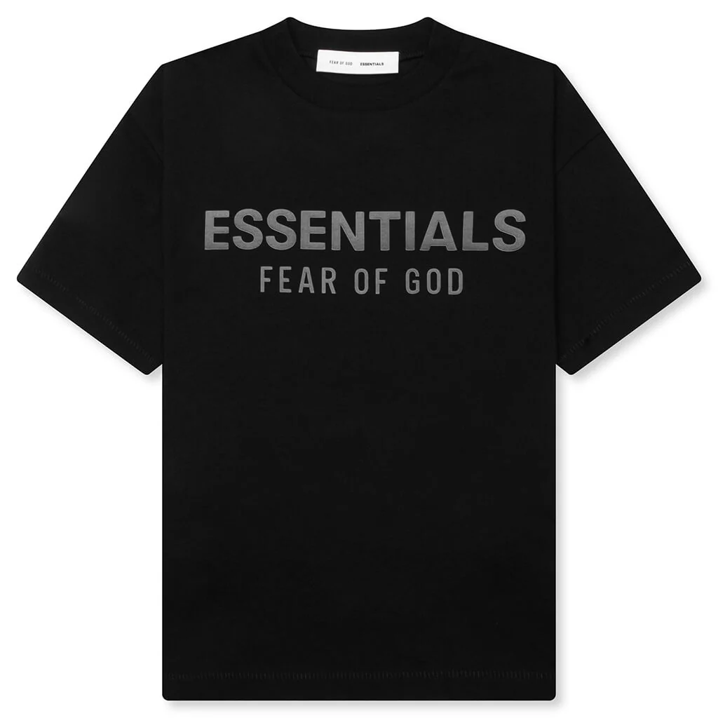 Kid's Classic Crew Neck T-Shirt - Jet Black
