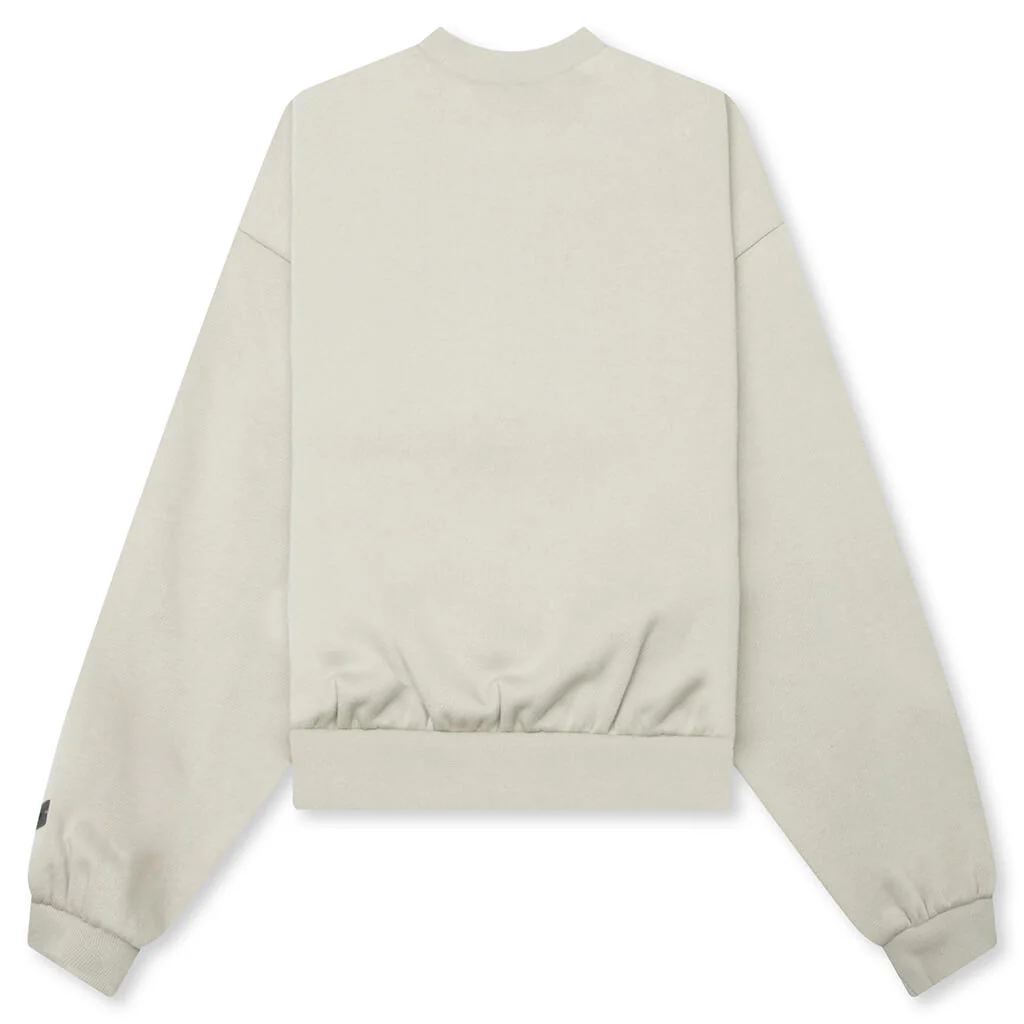 Kid's Fleece Crewneck - Abbey Stone - Image 2