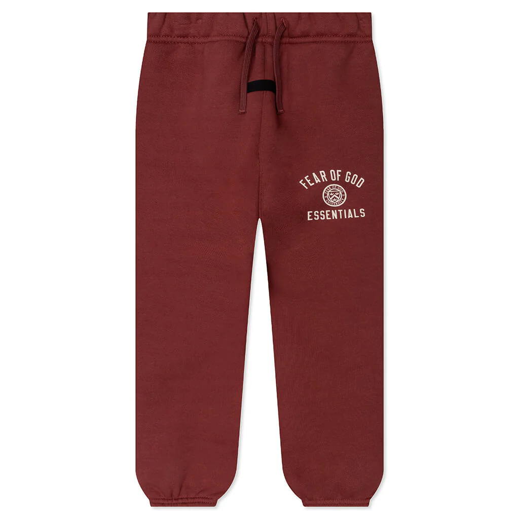 Kid's Fleece Essential Sweatpant - Crimson