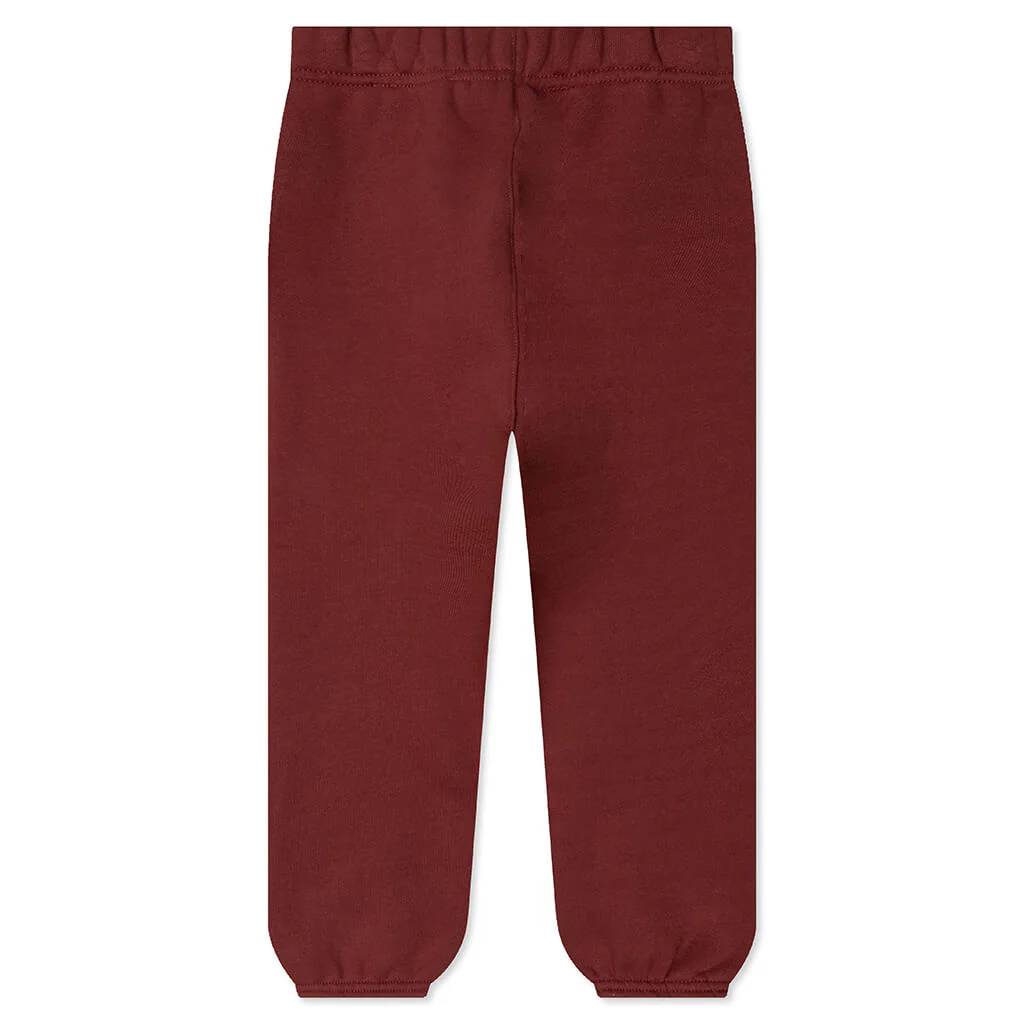 Kid's Fleece Essential Sweatpant - Crimson - Image 2